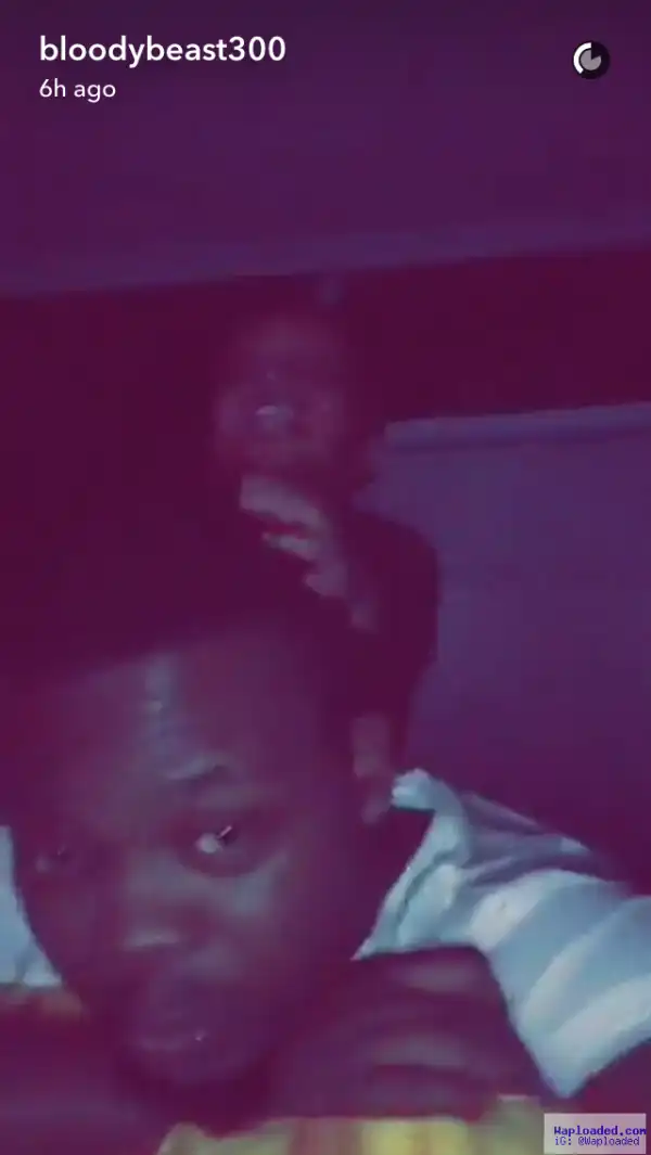 Photos: Olamide’s Son Rocks Custom YBNL Sweatshirt As He Spends Time With Daddy